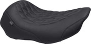 Mustang Wide Tripper™ Solo Seat for 2023-2026 Harley-Davidson Black Grey Polyurethane Vinyl #88503GM