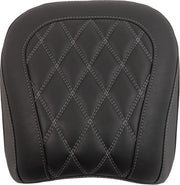 Mustang Wide Tripper™ Passenger Seat for 2023-2026 Harley-Davidson Black Grey Polyurethane Vinyl Each