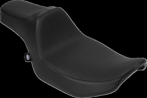 Drag Specialties Seats Extended Reach Predator III Seat for 2023-2025 Harley-Davidson Black 2-Up Seat Vinyl