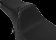 Drag Specialties Seats Extended Reach Predator III Seat for 2023-2025 Harley-Davidson Black 2-Up Seat Vinyl #4706A