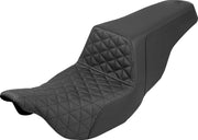 Saddlemen Step-Up Tri-Gripper Seat for 2008-2025 Harley-Davidson Black 2-Up Seat Saddlehyde™