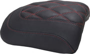 Mustang Padded Passenger Seat Cowl for 2023-2026 Harley-Davidson Black Red