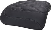 Mustang Padded Passenger Seat Cowl for 2023-2026 Harley-Davidson Black Grey