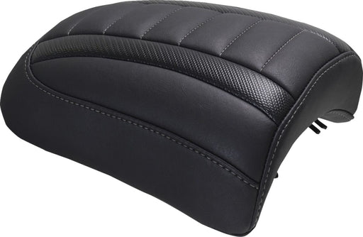 Mustang Padded Passenger Seat Cowl for 2023-2026 Harley-Davidson Black Grey Deluxe