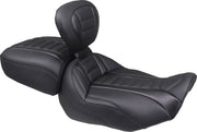 Mustang Wide Deluxe Touring Passenger Seat for 2023-2026 Harley-Davidson Black Each