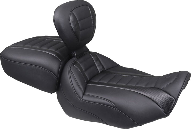 Mustang Wide Deluxe Touring Passenger Seat for 2023-2026 Harley-Davidson Black Each