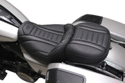 Mustang Wide Deluxe Touring Passenger Seat for 2023-2026 Harley-Davidson Black Grey #88420GM