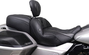 Mustang Deluxe Touring Seat for 2023-2026 Harley-Davidson Black 2-Up Seat One-Piece Vinyl Each