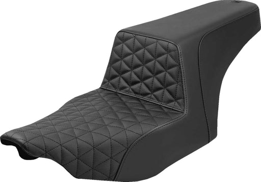 Saddlemen Step-Up Tri-Gripper Seat for 2023-2026 Harley-Davidson Black 2-Up Seat Saddlehyde™