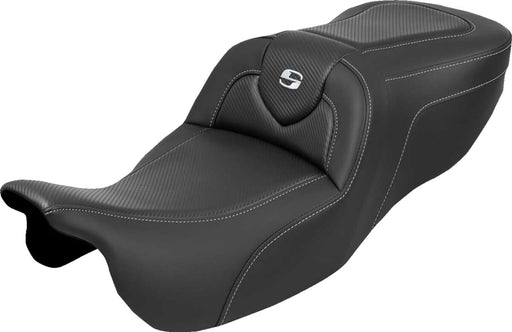 Saddlemen RoadSofa™ Seat for 2015-2025 Harley-Davidson Black 2-Up Seat Saddlehyde™