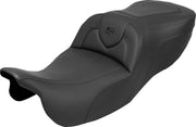 Saddlemen RoadSofa™ Seat for 2015-2025 Harley-Davidson Black 2-Up Seat Saddlehyde™