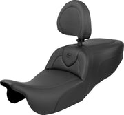 Saddlemen RoadSofa™ Seat for 2015-2025 Harley-Davidson Black 2-Up Seat Saddlehyde™ #815-07-187BR