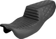 Saddlemen Step-Up Seat for 2015-2025 Harley-Davidson Black 2-Up Seat Saddlehyde™