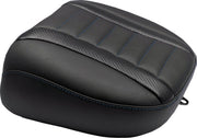 Mustang Deluxe Touring Passenger Seat for 2023-2026 Harley-Davidson Black Blue Vinyl