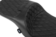 Drag Specialties Seats Freedom Touring Seat for 2023-2025 Harley-Davidson Black 2-Up Seat Vinyl #4715B