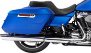 Drag Specialties Seats Freedom Touring Seat for 2023-2025 Harley-Davidson Black Silver 2-Up Seat Vinyl #4715C