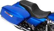 Drag Specialties Seats Freedom Touring Seat for 2023-2025 Harley-Davidson Black 2-Up Seat Leather Vinyl #4715F