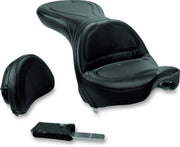 Saddlemen Explorer Seat w/ Driver Backrest for 2000-2007 Harley-Davidson Softail Deuce Motorcycles Black #8252JS