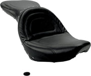 Saddlemen Explorer Special Seat w/o Backrest for 1984-1999 Harley-Davidson Softail Motorcycles Black| Chrome #8800J