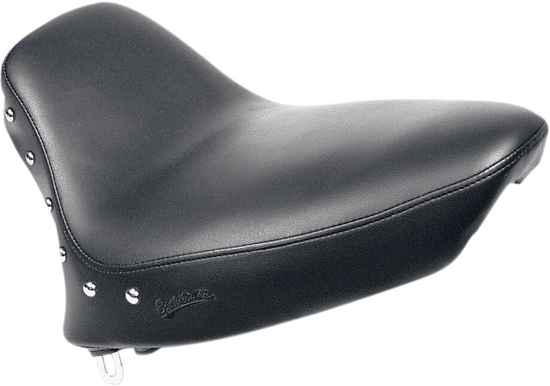 Saddlemen 13 in. Wide SaddleHyde Renegade Deluxe Solo Seat W/Studs for 1984-1999 Harley-Davidson Softail Motorcycles Black #884-01-001