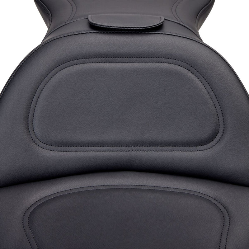 Saddlemen Explorer Seat w/Driver Backrest for 2006-2016 Harley-Davidson Softail Motorcycles Black #806-12-030