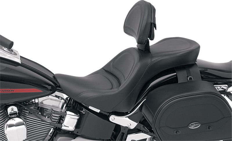 Saddlemen Explorer Seat w/Driver Backrest for 2006-2016 Harley-Davidson Softail Motorcycles