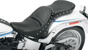 Saddlemen Explorer Special Seat w/o Backrest for 2006-2016 Harley-Davidson Softail Motorcycles Black| Chrome #806-12-039