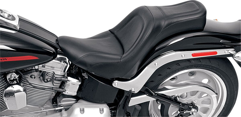 Saddlemen SaddleHyde King Seat w/o Driver Backrest for 2006-2016 Harley-Davidson Softail Motorcycles