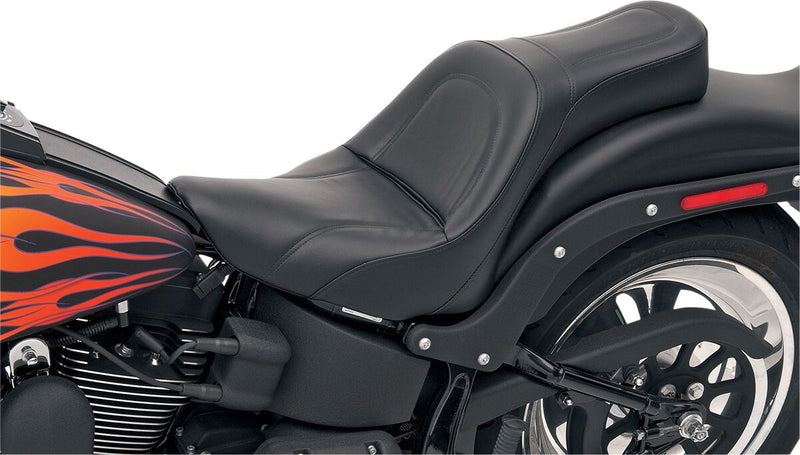Saddlemen SaddleHyde King Seat w/o Driver Backrest for 2006-2016 Harley-Davidson Softail Motorcycles