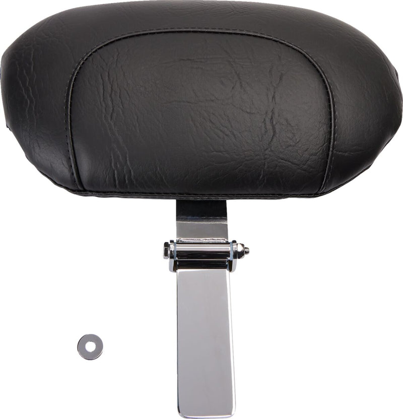 Mustang Wide Solo Seat with Removable Backrest Black Leather Vinyl #79485
