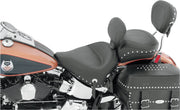 Mustang Wide Solo Seat with Removable Backrest Black Leather Vinyl #79485