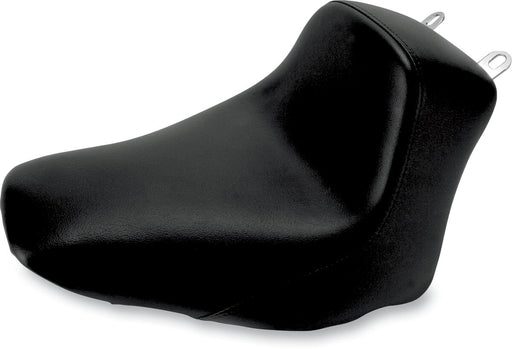 Saddlemen Renegade Heels Down Solo Seat for 2005-2017 Harley-Davidson Softail Motorcycles Black