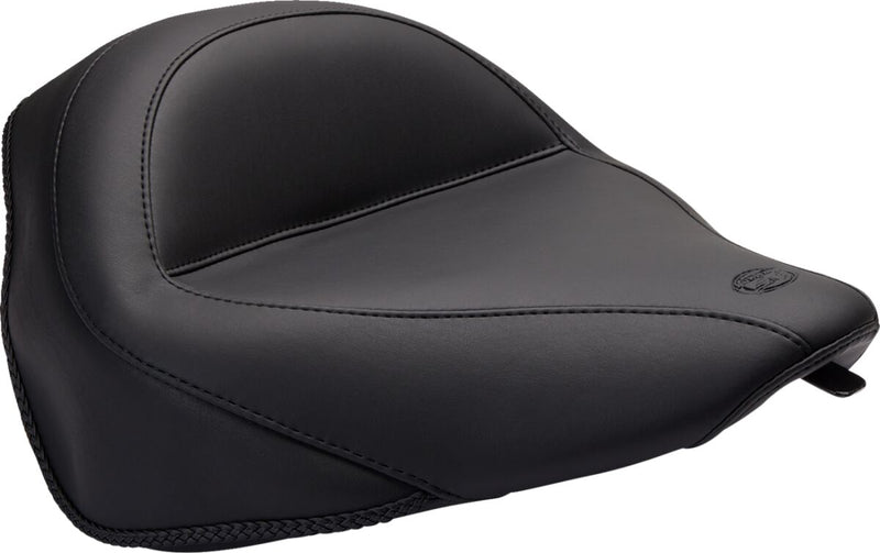 Mustang Wide Vintage Solo Seat Black