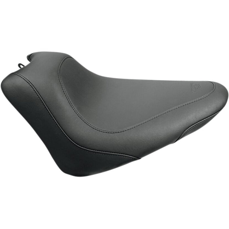 Mustang Wide Tripper™ Solo Seat Black Vintage Synthetic Leather