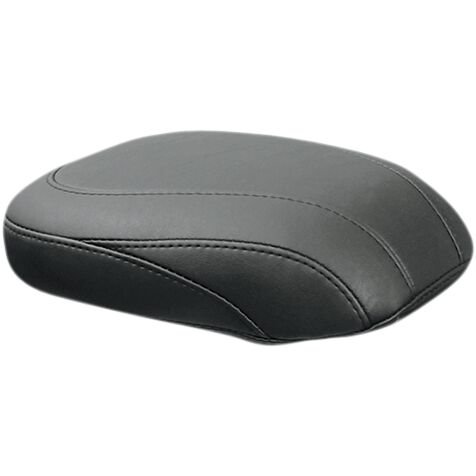 Mustang Wide Tripper™ Rear Seat Pillion Pad Black Synthetic Leather