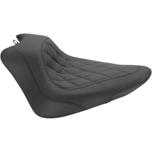 Mustang Wide Tripper™ Solo Seat Black Synthetic Leather