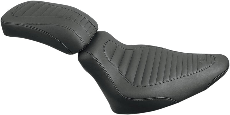 Mustang Seats Tripper Tuck & Roll Solo Seat for 2000-2003,2005-2015 Harley-Davidson Softail