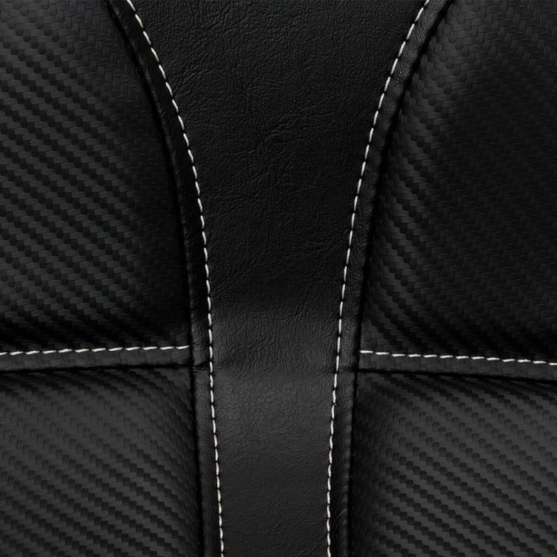 Saddlemen SaddleHyde GC-Style Dominator Solo Seat w/ Backrest Option for 2001-2016 Harley-Davidson Heritage Softail and 2006-2017 Harley-Davidson Softail Deluxe Motorcycles