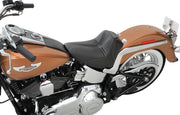 Saddlemen SaddleHyde GC-Style Dominator Solo Seat w/ Backrest Option for 2001-2016 Harley-Davidson Heritage Softail and 2006-2017 Harley-Davidson Softail Deluxe Motorcycles Black #806-15-0042
