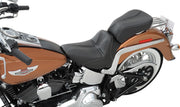 Saddlemen SaddleHyde GC-Style Dominator Solo Seat w/ Backrest Option for 2001-2016 Harley-Davidson Heritage Softail and 2006-2017 Harley-Davidson Softail Deluxe Motorcycles Black #806-15-0042