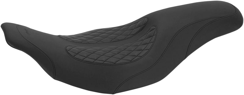 Mustang Dave Perewitz Signature Series Fastback 2-Up Seat Black Vinyl