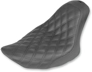 Saddlemen Black Renegade Lattice-Stitch Solo Seat for 2006-2017 Harley-Davidson Softail Motorcycles #806-12-002LS