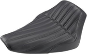 Saddlemen Black Knuckle Solo Seat for 2012-2017 Harley-Davidson Softail Slim - FLS and 2016-2017 Harley-Davidson Softail Slim S - FLSS Motorcycles #812-26-0023