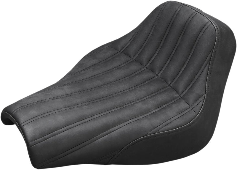 Saddlemen Knuckle Renegade Solo Seat for 2018-2026 Harley-Davidson Softail Motorcycles Black #818-30-0023