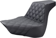Saddlemen Step-Up Front LS Diamond Stitch Seat in Black 2018-2025 Fat Boy FLFB & 2023-2025 Breakout FXBR Models #818-27-172