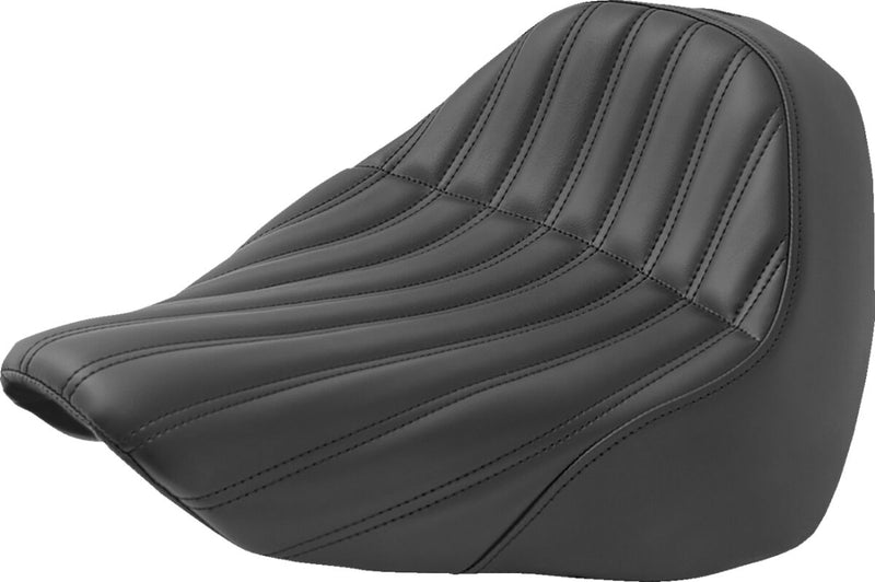 Saddlemen Knuckle Solo Seat for 2018,2023-2026 Harley-Davidson Softail Motorcycles Black #818-27-0023