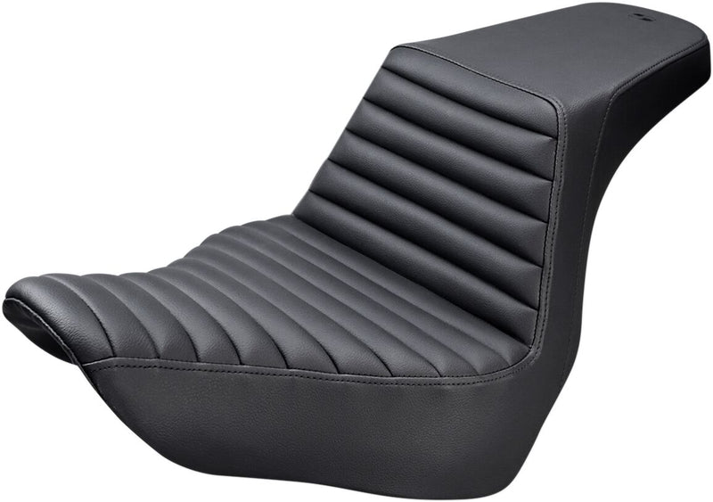 Saddlemen Black Tuck and Roll Step-Up Seat for 2018-2026 Harley-Davidson Softail Motorcycles #818-29-171
