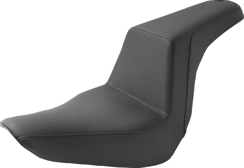 Saddlemen Black Gripper Step-Up Seat for 2018-2026 Harley-Davidson Softail Motorcycles