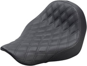 Saddlemen Black Renegade Lattice Stitch Solo Seat for 2018-2026 Harley-Davidson Softail Motorcycles #818-29-002LS