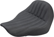 Saddlemen Seat Renegade Knuckle Solo in Black For 2018-2025 Harley-Davidson Softail Low Rider FXLR/ Sport Glide FLSB Models Black Fitment Harley-Davidson #818-29-0023